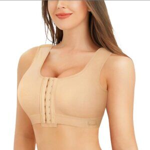 Front Closure Compression, Mastectomy Support, Adjustable Strap *3XL*